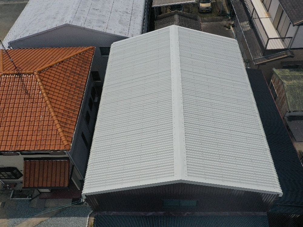 施工後_屋根全体 奈良市 屋根工事 リペイント匠
