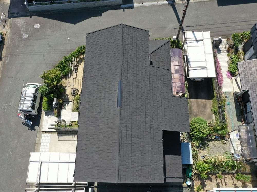 奈良市N様_施工後_屋根全体2 奈良市 外壁塗装 リペイント匠