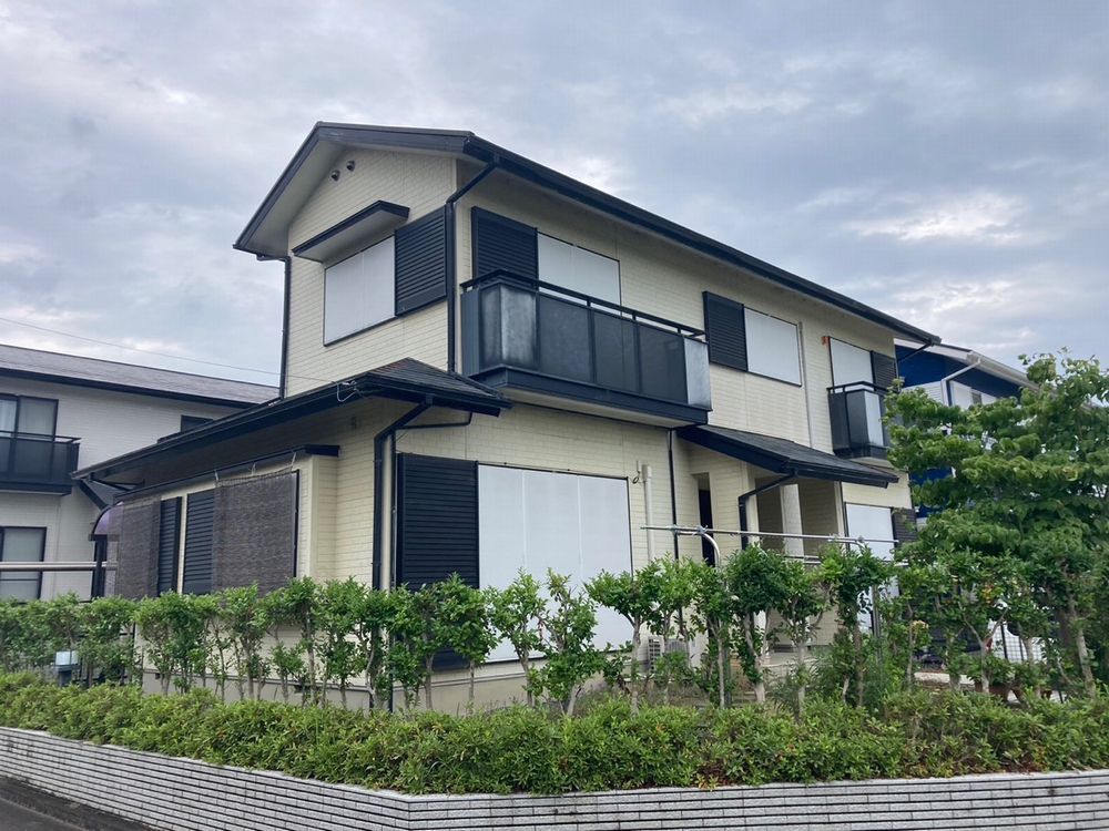 奈良市N様_施工前_外壁全体 (2) 奈良市 外壁塗装 リペイント匠