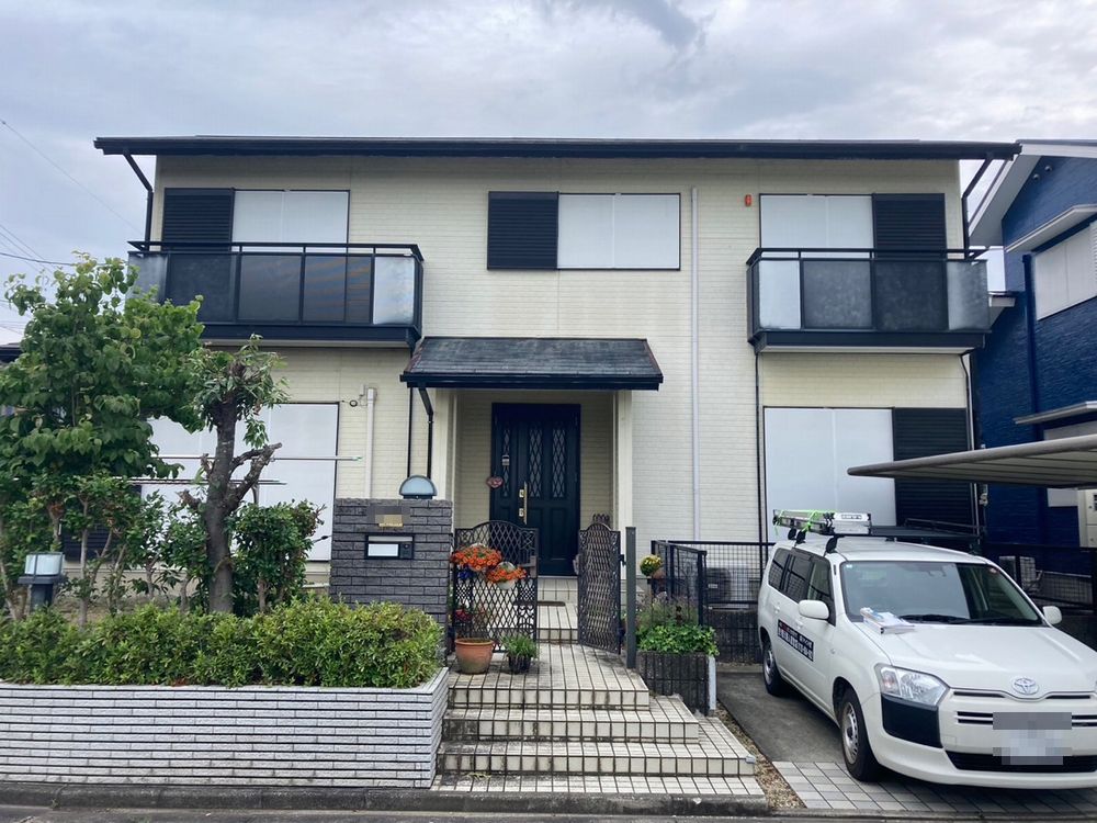 奈良市N様_施工前_外壁全体 奈良市 外壁塗装 リペイント匠