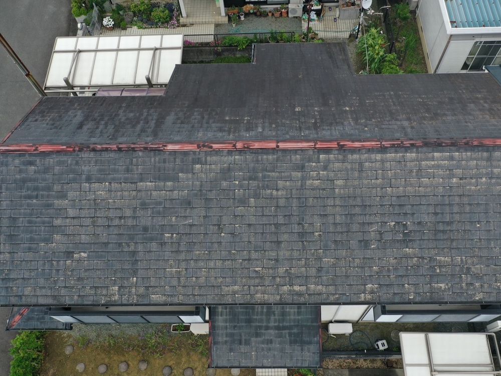 奈良市N様_施工前_屋根全体 奈良市 外壁塗装 リペイント匠