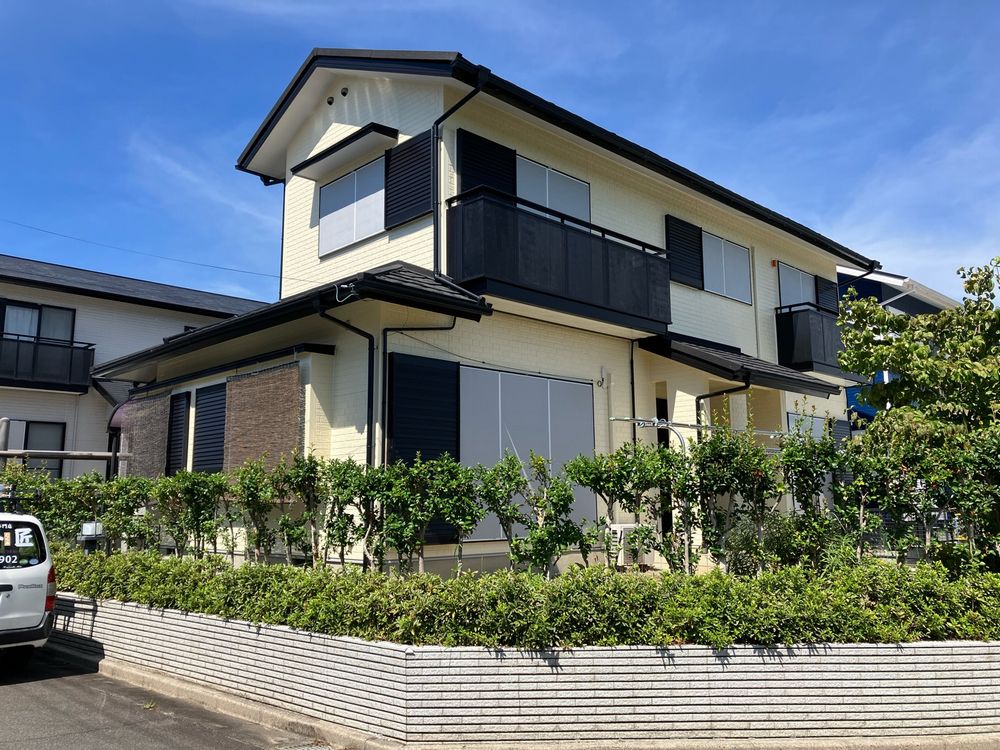 奈良市N様_施工後_外壁全体 (2) 奈良市 外壁塗装 リペイント匠