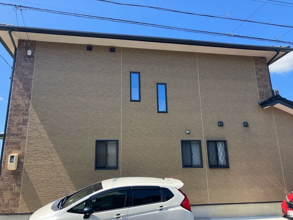 奈良市S様_施工後_外壁全体 (2) 奈良市 外壁塗装 リペイント匠