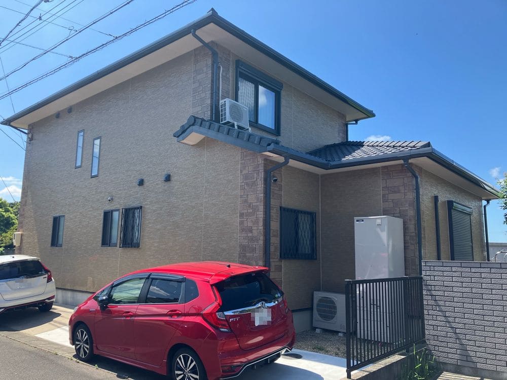 奈良市S様_施工後_外壁全体 (3) 奈良市 外壁塗装 リペイント匠