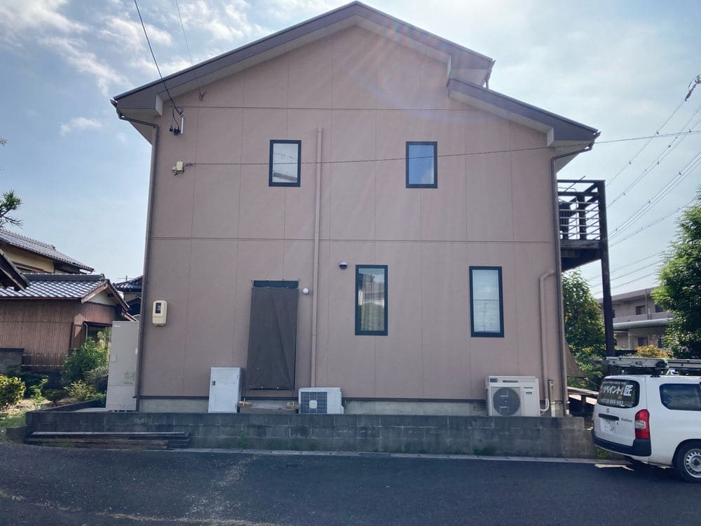 生駒市T様_施工後_外壁全体 (3) 生駒市 外壁塗装 リペイント匠