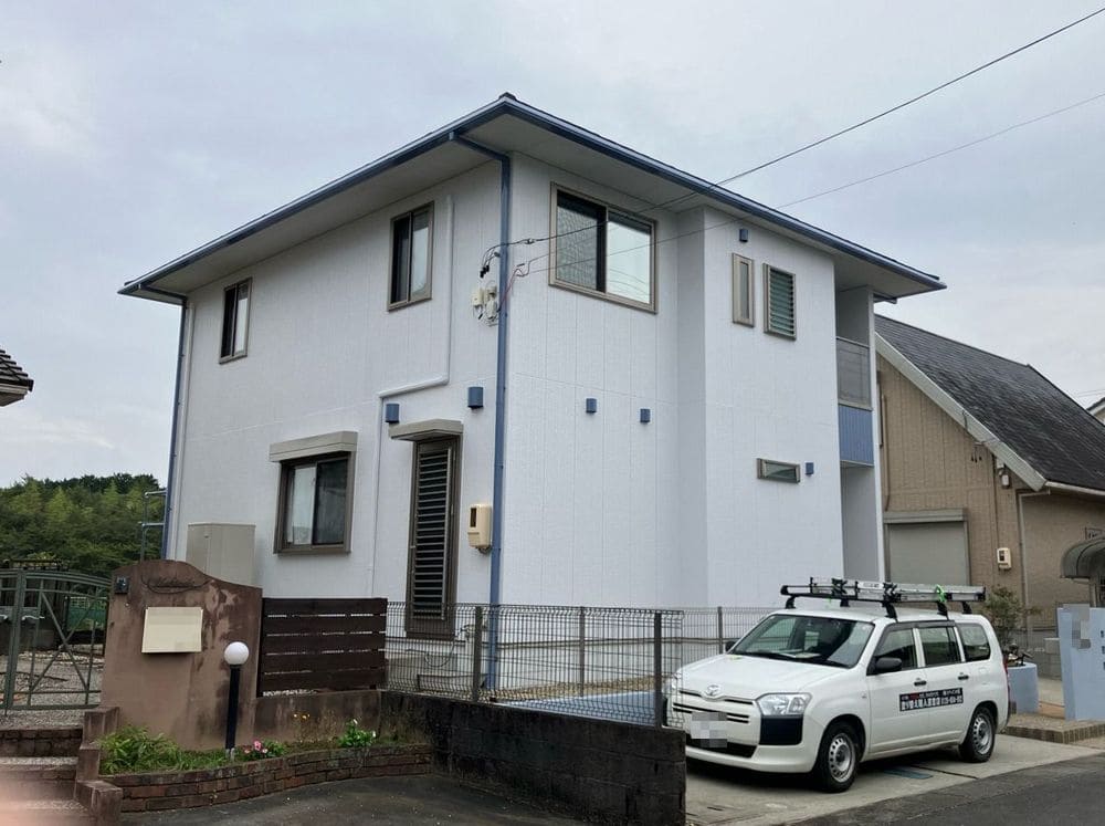 生駒市の外壁塗装をリペイント匠が施工した写真