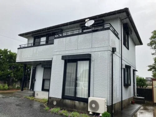 施工前_外壁全体-2-3-500x375 奈良市 外壁塗装 リペイント匠