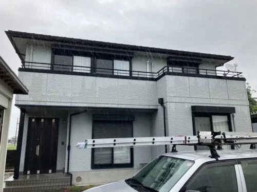 施工前_外壁全体-5-500x375 奈良市 外壁塗装 リペイント匠