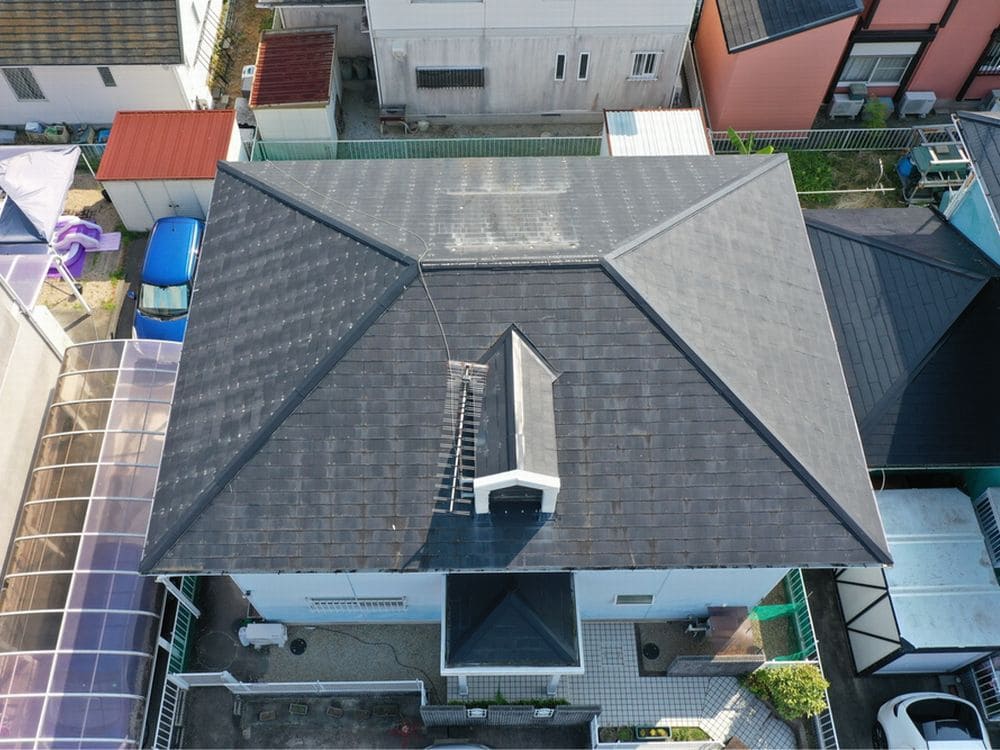 施工前_屋根全体 奈良市 屋根工事 リペイント匠
