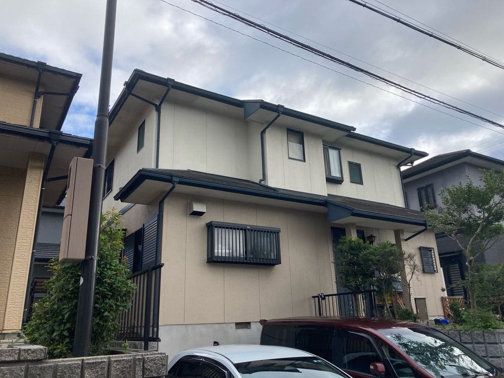 生駒市M様_施工前_外壁全体 (2) 生駒市 外壁塗装 リペイント匠