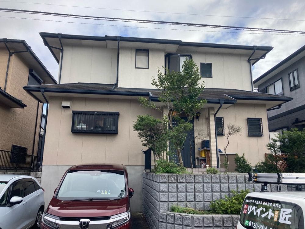生駒市M様_施工前_外壁全体 (3) 生駒市 外壁塗装 リペイント匠