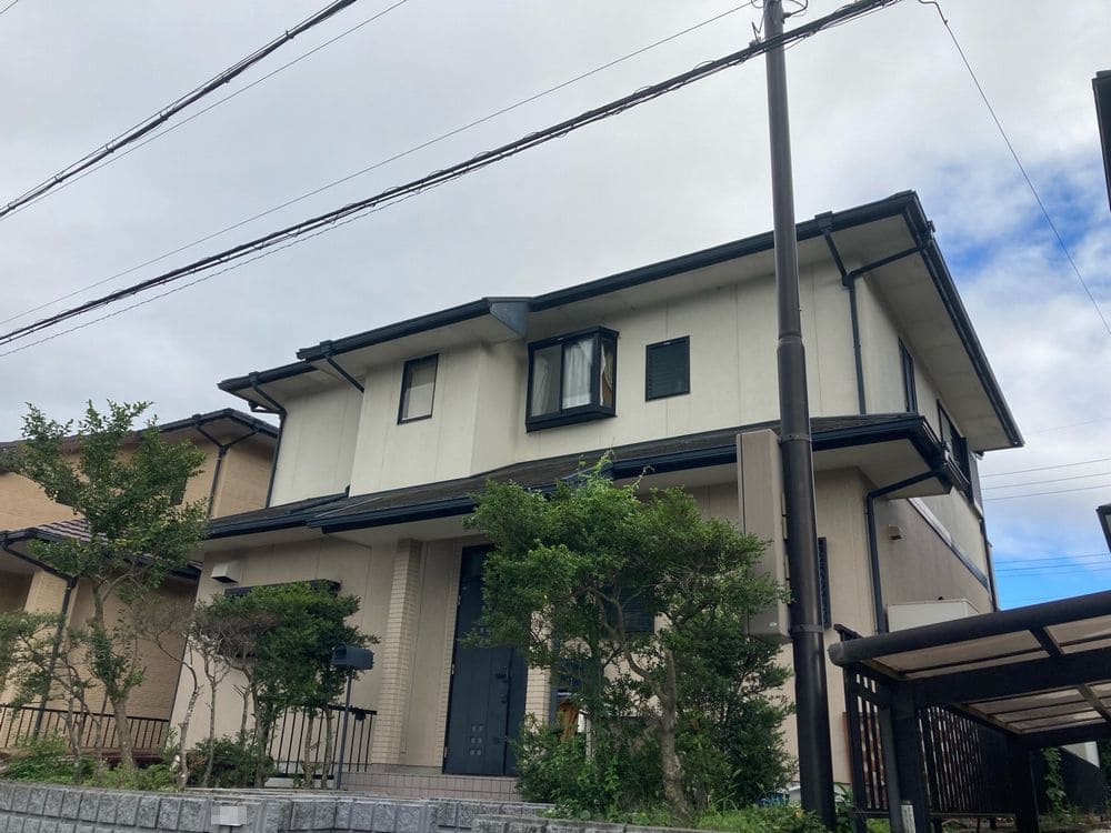 生駒市M様_施工前_外壁全体 生駒市 外壁塗装 リペイント匠