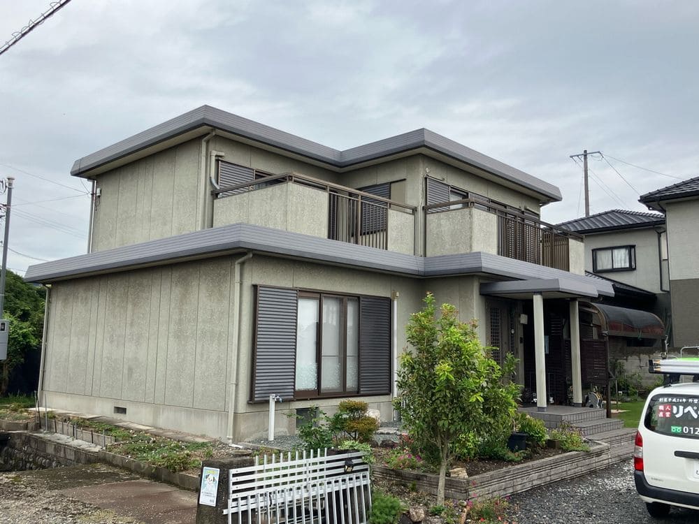 生駒市N様_施工前_外壁全体 (2) 生駒市 外壁塗装 リペイント匠