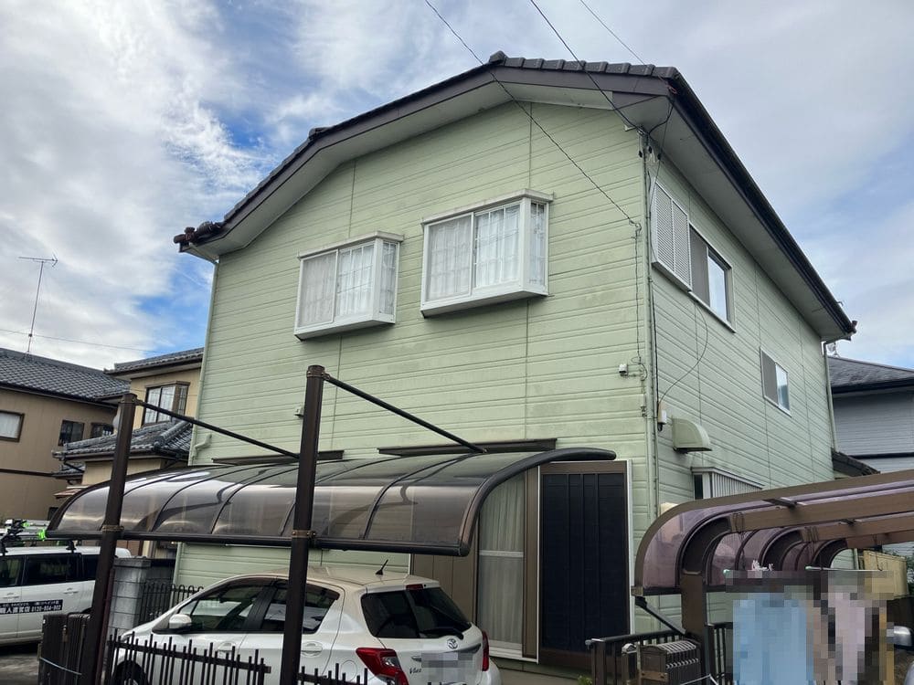 生駒市T様_施工前_外壁全体 (3) 生駒市 外壁塗装 リペイント匠