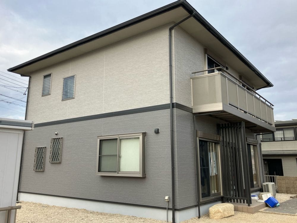 奈良市の外壁塗装をリペイント匠が施工した写真