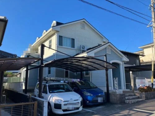 K様(生駒市江島町)施工前_外壁全体-2-500x375 生駒市の外壁塗装をリペイント匠が施工した写真