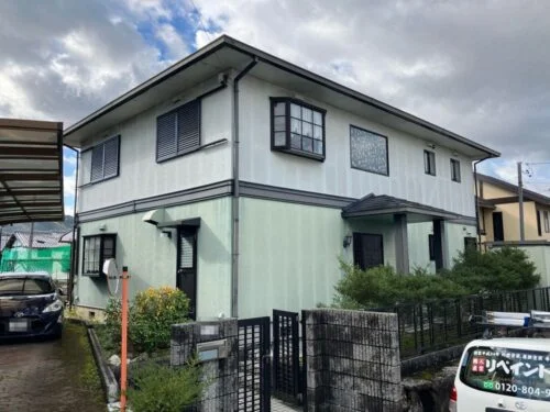 M様(橿原市)_施工前_外壁全体-3-500x375 橿原市の外壁塗装をリペイント匠が施工した写真