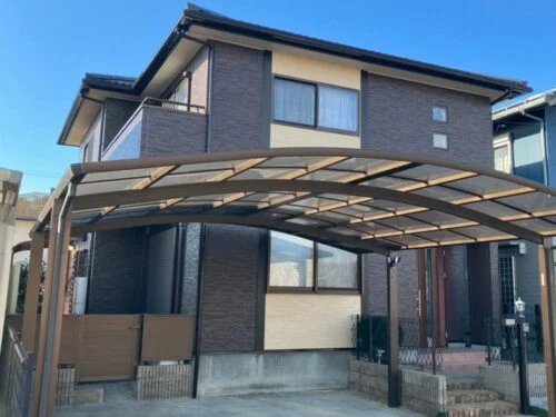 橿原市の外壁塗装、屋根塗装、防水工事をリペイント匠が施工した写真