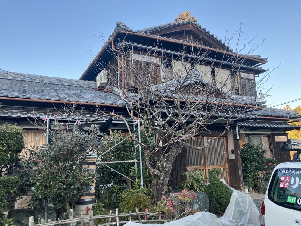 H様(橿原市)施工前_外壁1 橿原市の外壁塗装をリペイント匠が施工した写真