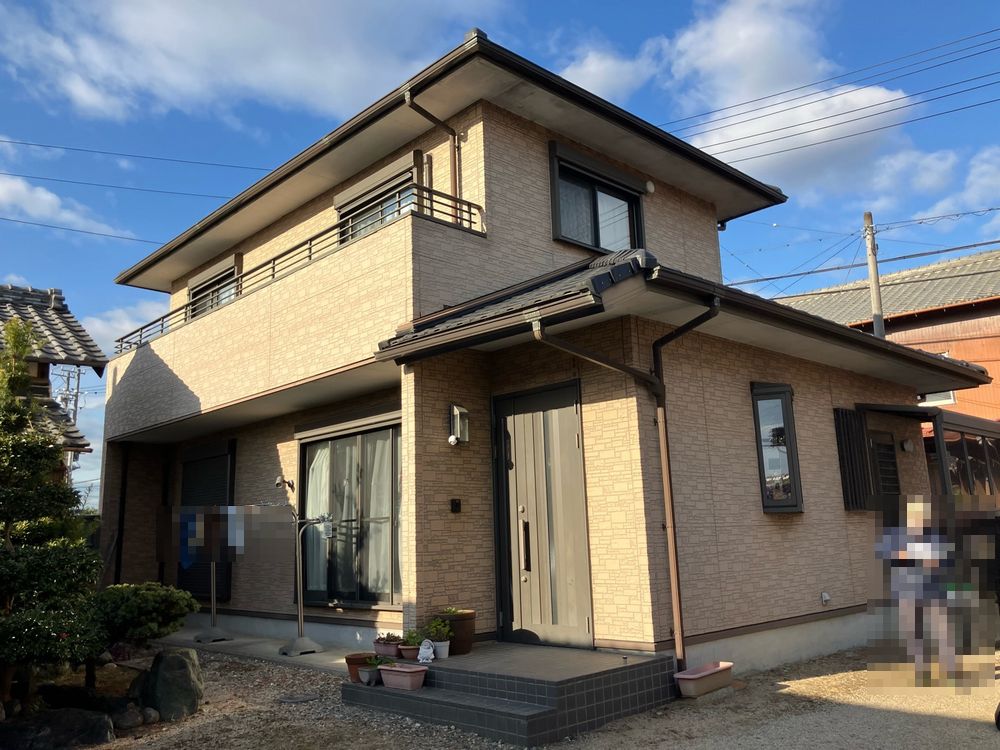 K様(奈良市)施工前_外壁 奈良市の外壁塗装をリペイント匠が施工した写真