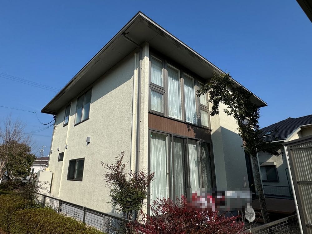 生駒市の外壁塗装をリペイント匠が施工した写真