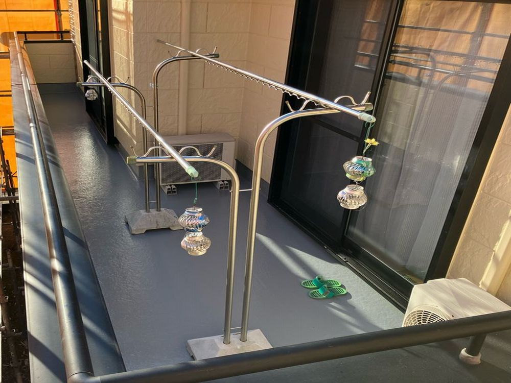 H様(奈良市)施工後_防水 ■奈良市の防水工事をした例 奈良市の防水工事をリペイント匠が施工した写真