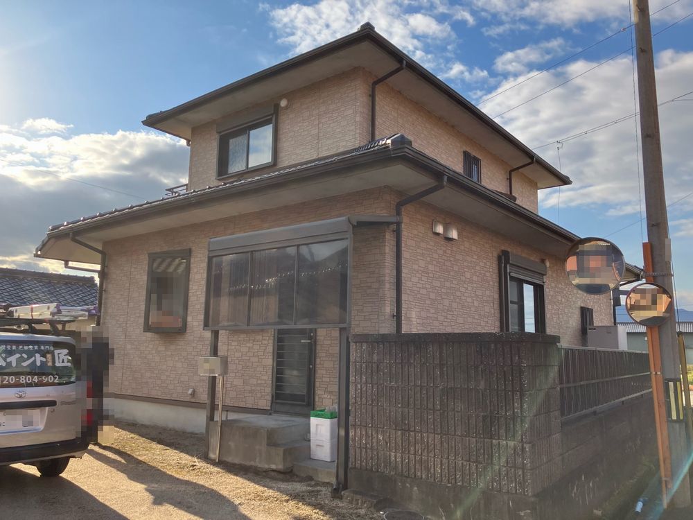 K様(奈良市)施工前_外壁2 奈良市の外壁塗装をリペイント匠が施工した写真