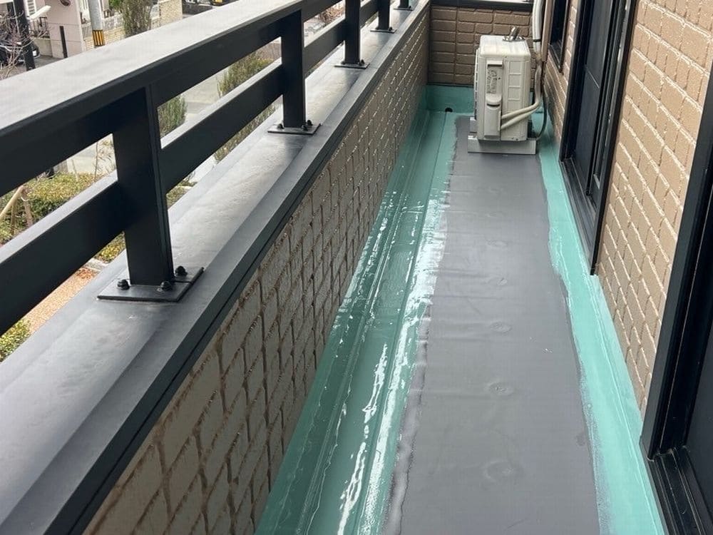 奈良市の防水工事をリペイント匠が施工した写真