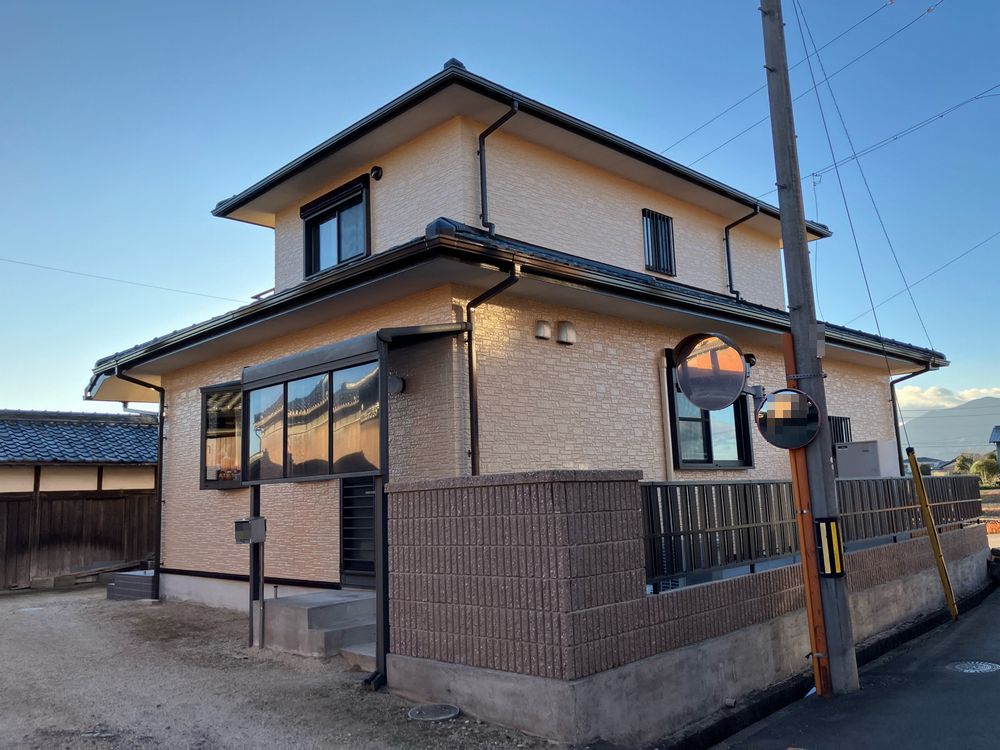 K様(奈良市)施工後_外壁3 奈良市の外壁塗装をリペイント匠が施工した写真