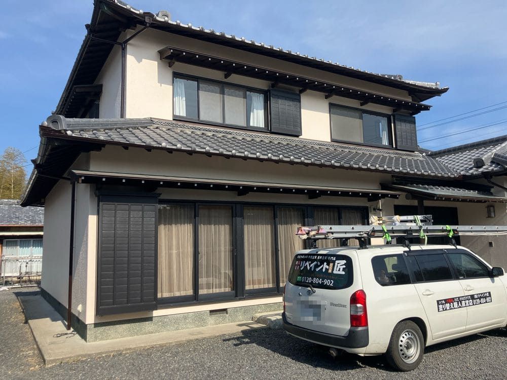 奈良市の外壁塗装をリペイント匠が施工した写真