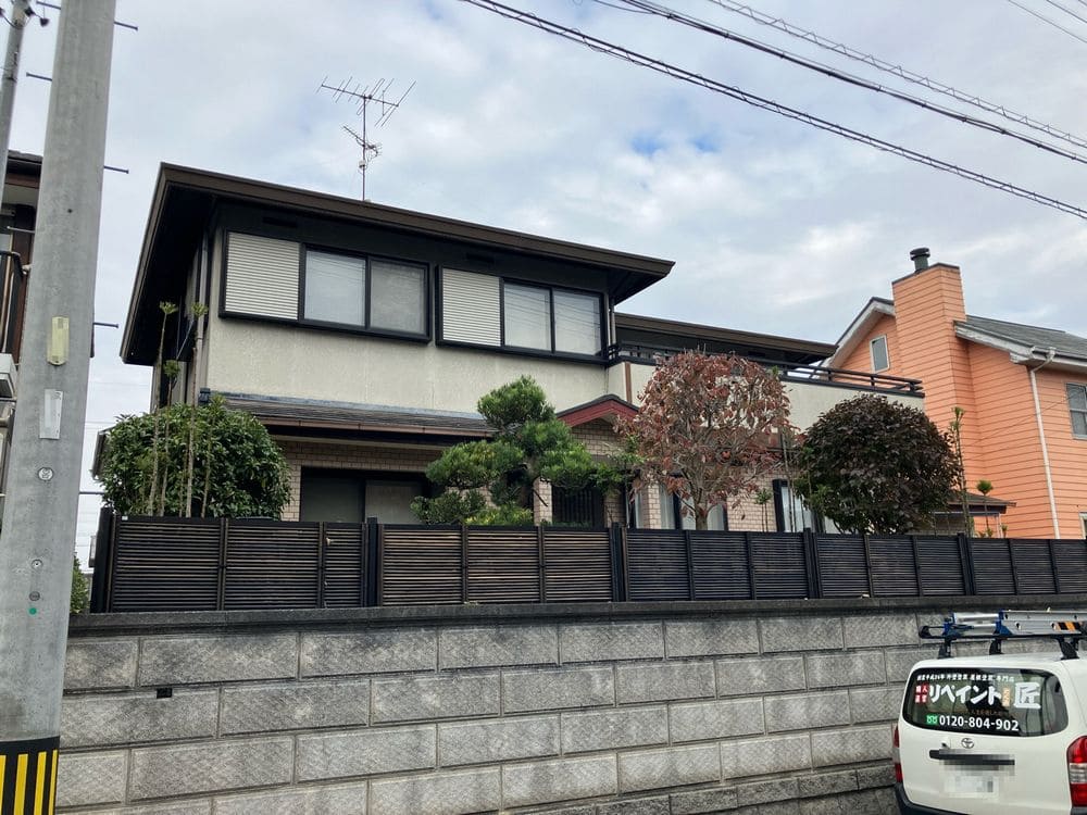 橿原市の外壁塗装をリペイント匠が施工した写真