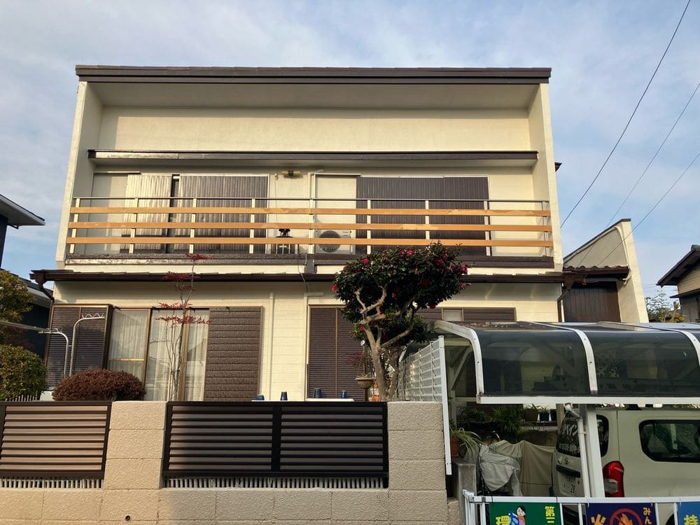 奈良市M様施工後_外壁全体 奈良市の外壁塗装をリペイント匠が施工した写真