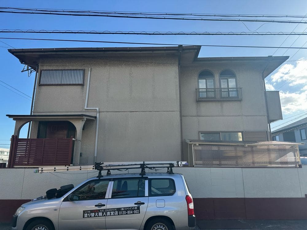 奈良市の外壁塗装･屋根塗装をリペイント匠が施工した写真