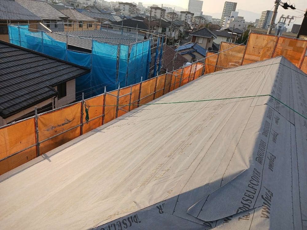 奈良市F様ルーフィング(施工後1) 奈良市の外壁塗装、屋根カバー工事をリペイント匠が施工した写真