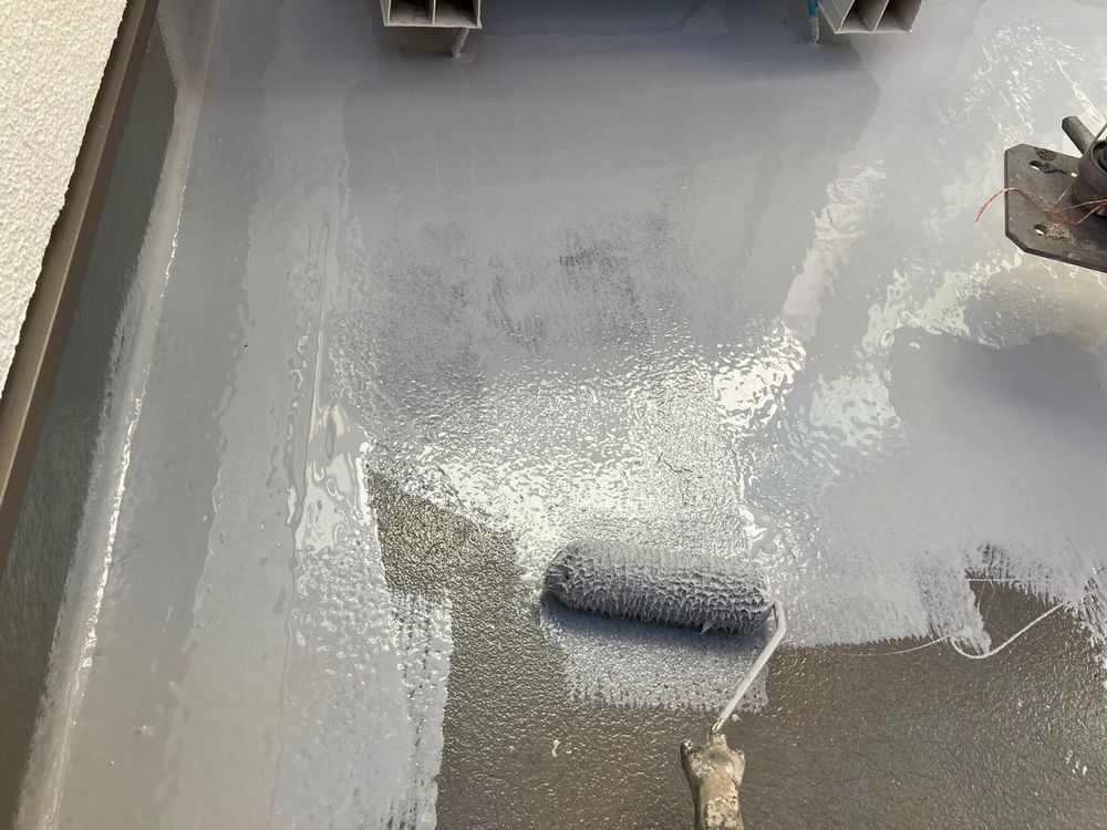Y様(奈良市陽だまりの丘)防水(一層目) 奈良市の防水工事をリペイント匠が施工した写真