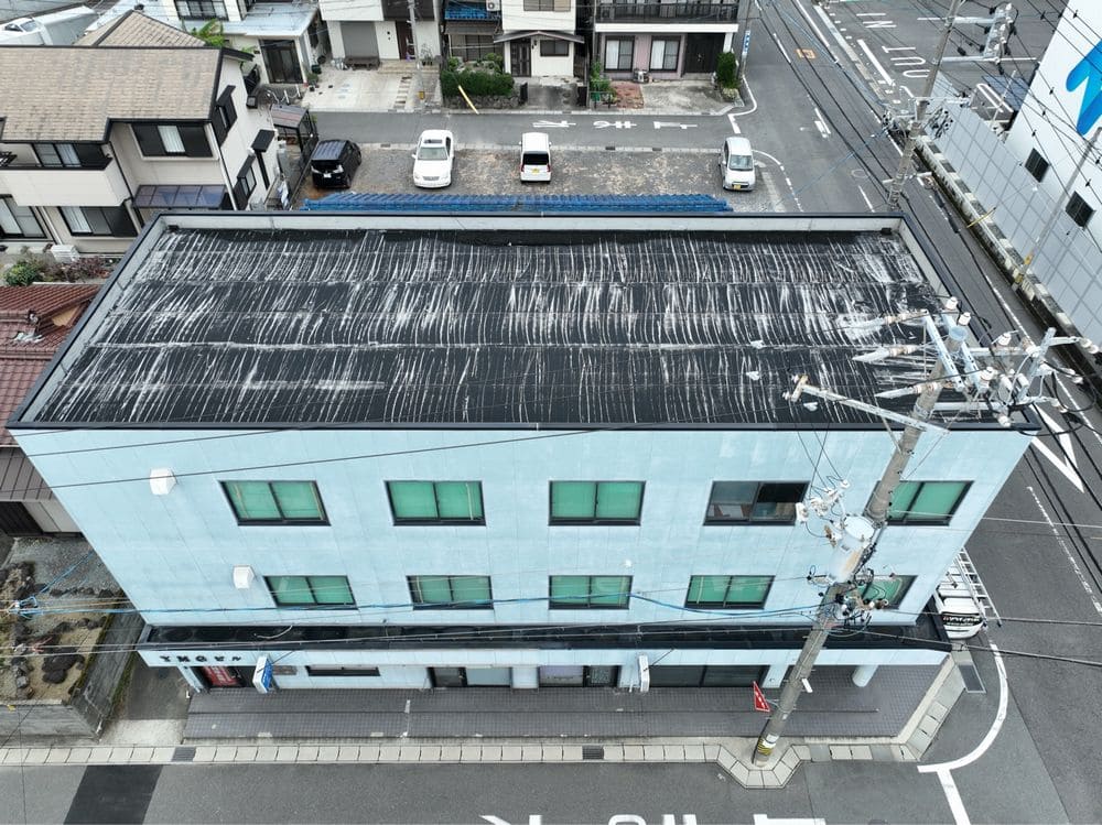 奈良市の外壁塗装、防水工事をリペイント匠が施工した写真