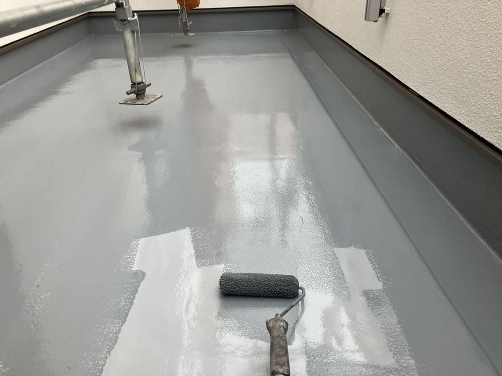 Y様(奈良市陽だまりの丘)防水(トップコート) 奈良市の防水工事をリペイント匠が施工した写真