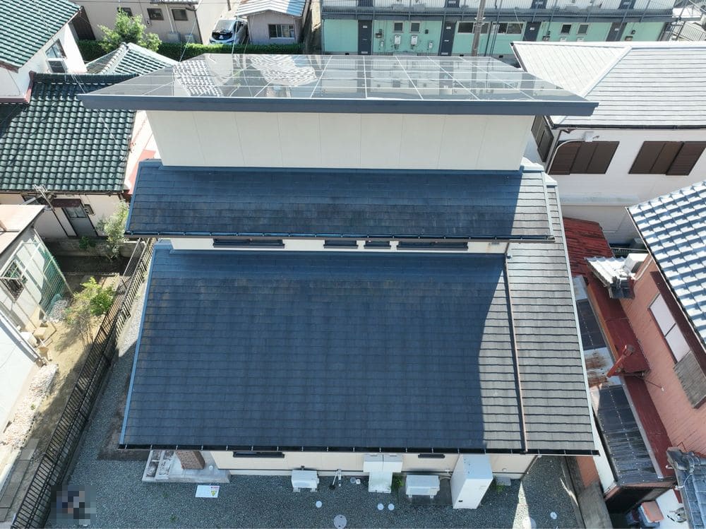奈良市の外壁塗装、屋根塗装をリペイント匠が施工した写真