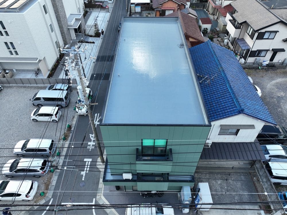 奈良市の外壁塗装、防水工事をリペイント匠が施工した写真