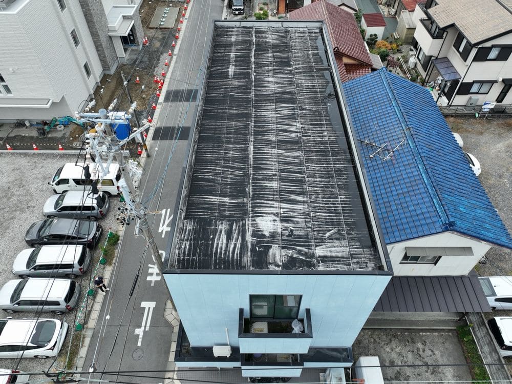 奈良市の外壁塗装、防水工事をリペイント匠が施工した写真