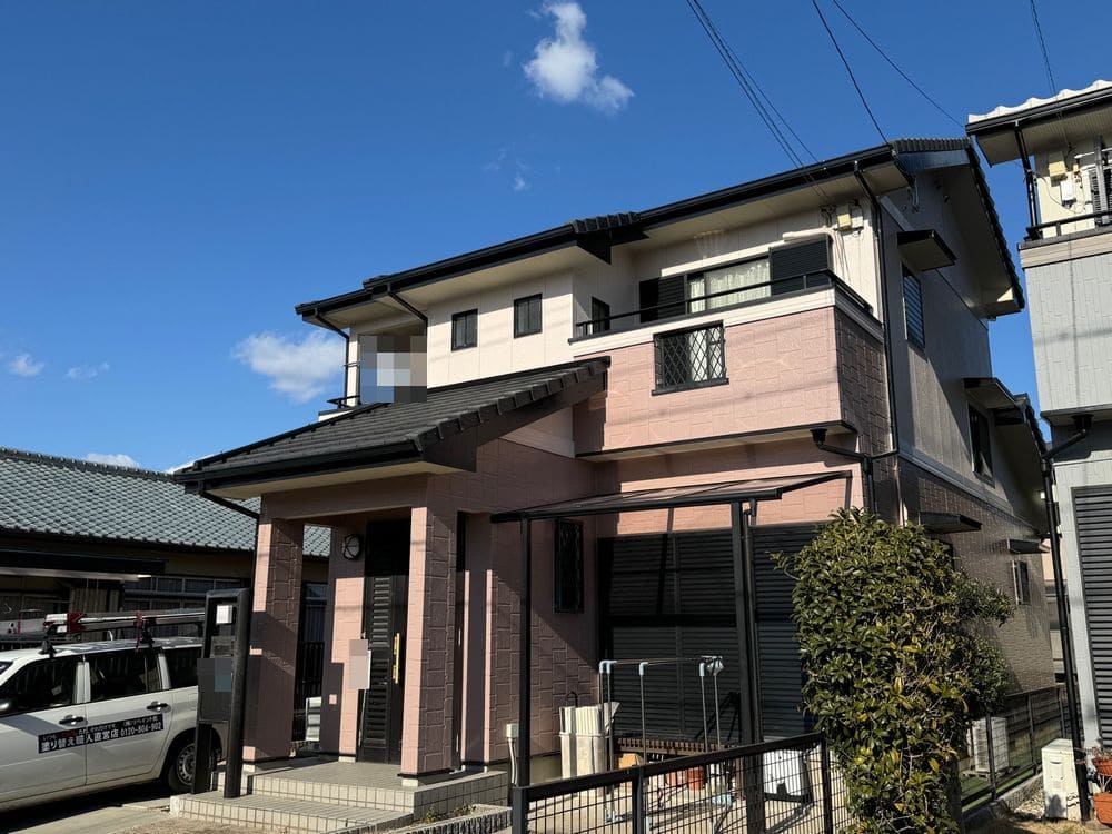 生駒市の外壁塗装をリペイント匠が施工した写真