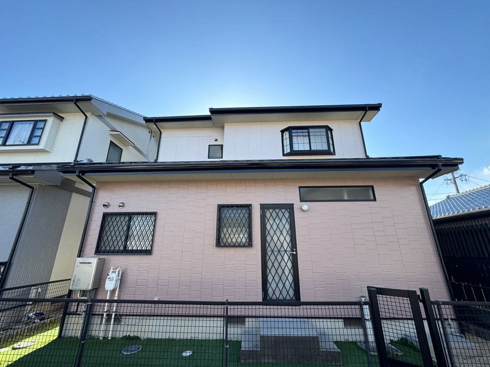 生駒市の外壁塗装をリペイント匠が施工した写真