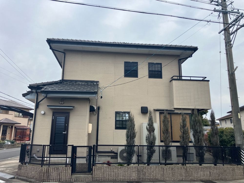 奈良市 Ⅿ様 施工前_外壁全体 奈良市の外壁塗装・屋根塗装、防水工事をリペイント匠が施工した写真