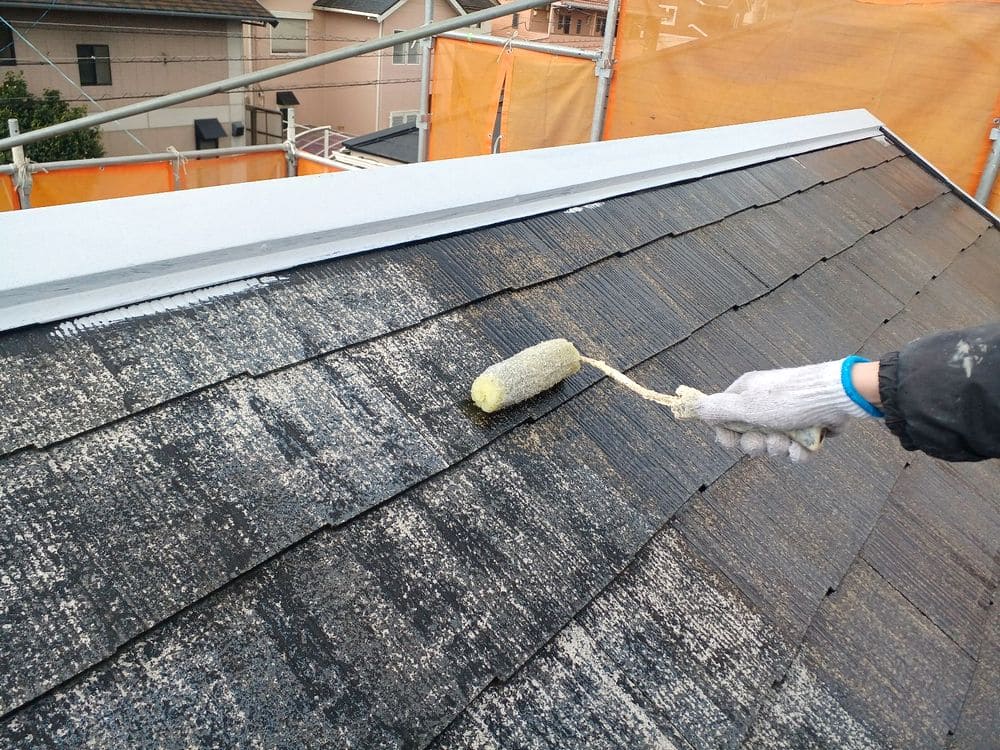 奈良市の外壁屋根塗装をした例　奈良市の外壁塗装をリペイント匠が施工した写真