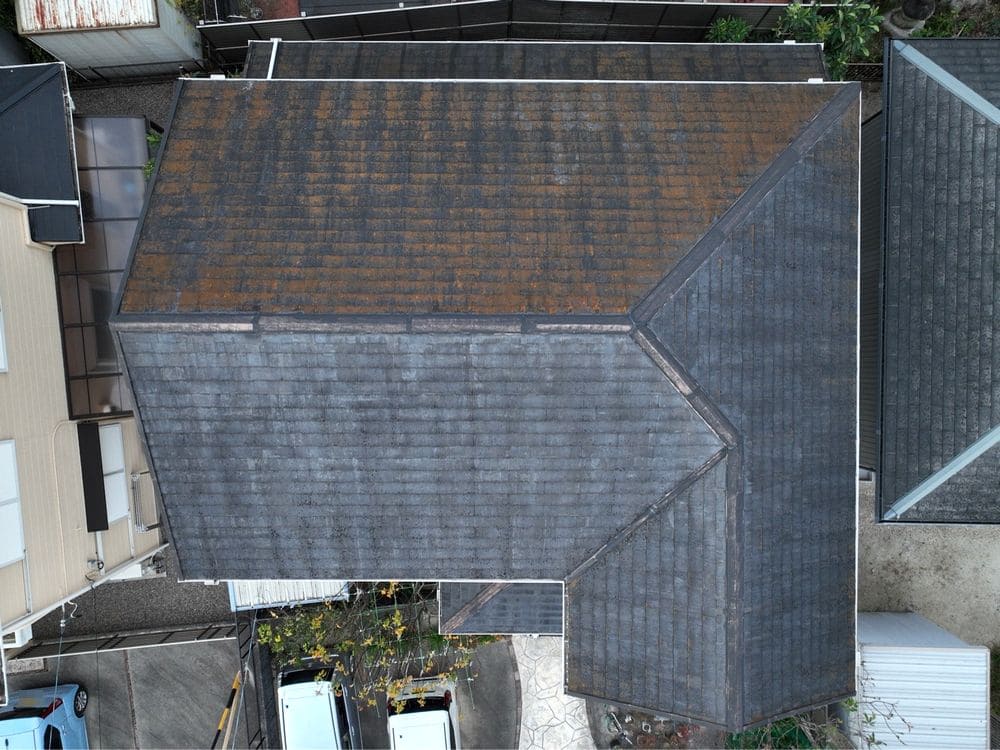 奈良市の外壁屋根塗装をした例　奈良市の外壁塗装をリペイント匠が施工した写真
