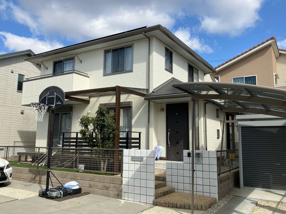 奈良市の外壁塗装･屋根塗装をリペイント匠が施工した写真