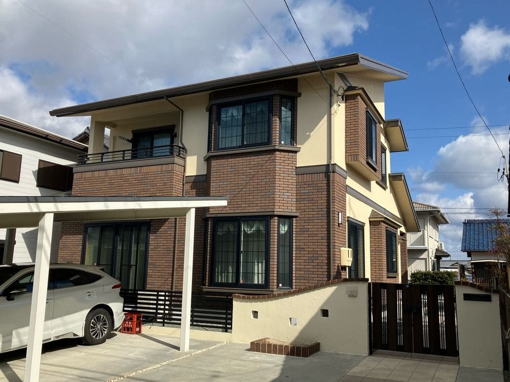 奈良市の外壁塗装、屋根塗装をリペイント匠が施工した写真