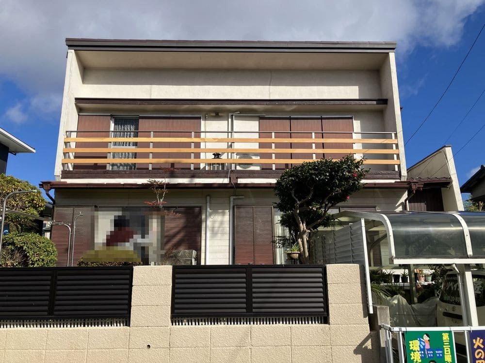 奈良市 外壁塗装 リペイント匠 奈良市の外壁塗装をリペイント匠が施工した写真