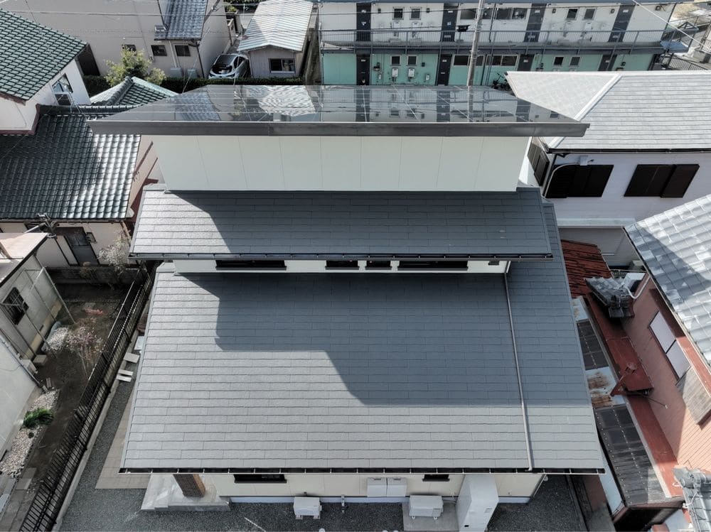 奈良市の外壁塗装、屋根塗装をリペイント匠が施工した写真
