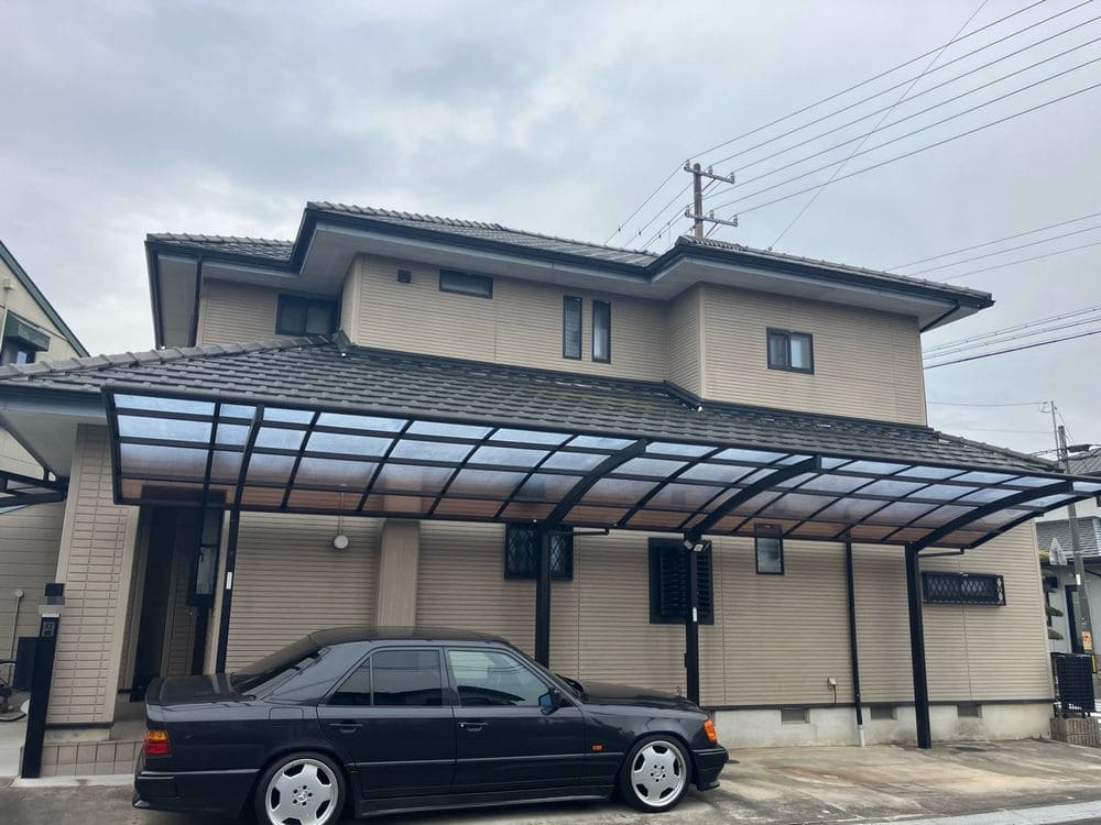 奈良市 Ⅿ様 施工前_外壁全体 (3) 奈良市の外壁塗装・屋根塗装、防水工事をリペイント匠が施工した写真